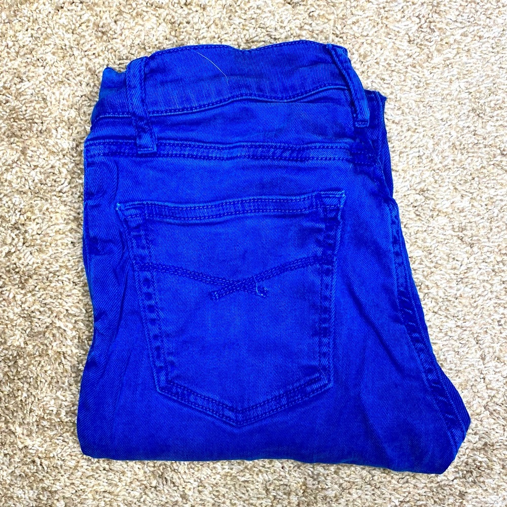 Gap bright blue legging jean